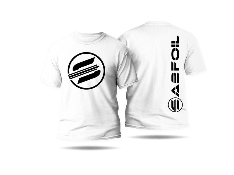 White Sabfoil T-shirt - size L