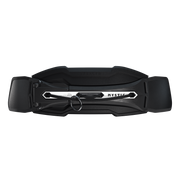 Barre de harnais Mystic Stealth Bar Gen 3 Surf noir et blanc avec bout en Dyneema et anneau