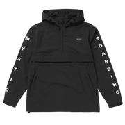 Casaco corta-vento Mystic Seascape Jacket, cor Black, vista de frente