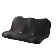 Capa enrolável Mystic Car Seat Roll Cover Triple em preto para banco de trás