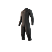 Mystic Motion Longarm Shortleg 4/3mm Fzip men's wetsuit in black