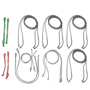 North Code Zero Pro 2025 replacement bridle set, laid out