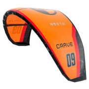 Kite North Carve 2026 coloris Orange, vue latérale de trois quarts