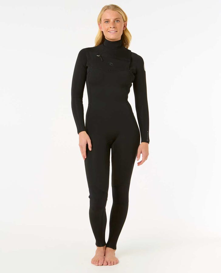 RIP CURL Dawn Patrol 4/3 Chest Zip Steamer Mujer