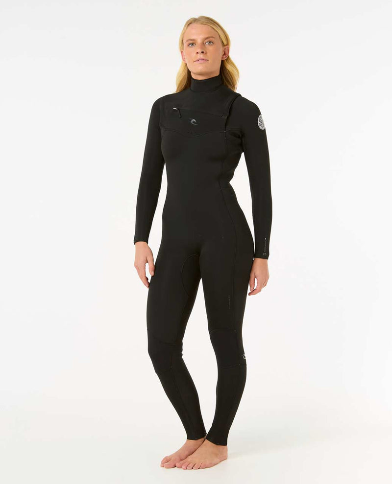RIP CURL Dawn Patrol 4/3 Chest Zip Steamer Mujer
