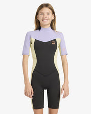 Billabong 2/2mm Synergy short-sleeve springsuit, front view