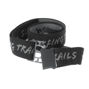 Cintura elastica ION Belt Logo nera, vista frontale