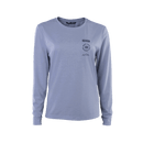 Maillot à manches longues ION S_Ionic LS DR femme 2025 en bleu clair (726 misty-blue), autre vue de face