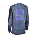 Maillot manches longues ION Scrub UTAH LS unisexe 2026 noir (900 black), vue de dos (femme)