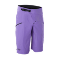Short de vélo ION Scrub unisexe 2026 en lilas (067 lilac-petals), vue de face (homme)