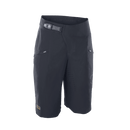 Short de vélo ION Scrub unisexe 2026 en noir (900 black), vue de face (femme)