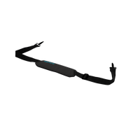 Black Duotone shoulder strap with turquoise details