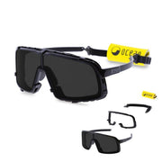 Ocean LEUCATE sunglasses, matte black frame and smoke lens