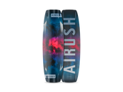 Tavola twintip Airush Diamond v7 blu e rosa, vista dal deck e dal fondo
