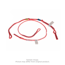 Duotone Back Pigtail with back V Rebel left red 2021
