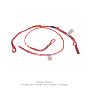Sample image of a red Duotone back pigtail
