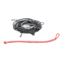 Duotone Kite Spare Front Bridle Set Evo SLS left/red 2022