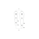 Duotone Alu Tailend oval w. iTail Wave compl. 2022
