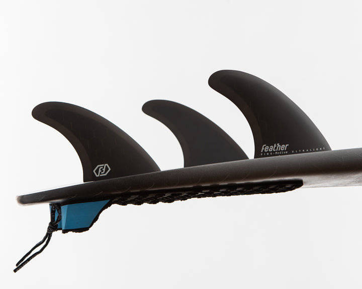 Feather Fins Ultralight Dual Tab Black S-M-L
