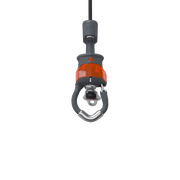 Rope harness loop from the Duotone Quick Rel Kit Rope Harness, in grey and orange