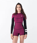 Hurley Advant Shorty Texture Springsuit 2/2mm - Mujer