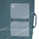 Etichetta della misura 5'3" e tasca in rete della Duotone Boardbag Single Compact 2027 verde