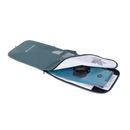 Duotone Boardbag Single Twintip 2027 verde aberta com uma twintip e as suas fixações lá dentro
