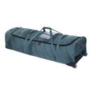 Duotone Combibag 2027 verde cerrada, vista lateral izquierda con ruedas