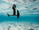 Foil Duotone Crest SLS 2027 volando en aguas tropicales poco profundas de Union Island