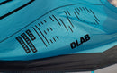 Detail of the Duotone Evo D/LAB 2027 kite canopy in turquoise