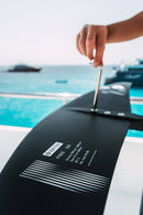 Foil Duotone Free 2.0 pronto sulla sabbia prima della sessione in Egitto