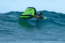 Jeffrey Spencer en wingfoil con el ala Unit SLS y un Duotone Monobloc Tail D/LAB en Guadalupe