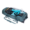 Duotone Team Bag 2027 de 145 cm verde abierta con cometas, inflador y barra dentro