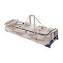 Duotone Team Bag 2027 marfil cerrada, vista frontal con ruedas
