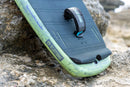 Detalle de la construcción Biax Carbon/PVC y el footstrap de la Duotone Trace SLS 2027