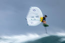 Salto con efecto de movimiento con el Duotone Unit SLS Concept Blue 2027 en Guadalupe