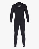 Neopreno Billabong Furnace Comp 5/4 Chest Zip negro de hombre, vista trasera