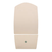 Pad anteriore e centrale F-ONE per la Slice Bamboo, due pezzi color crema