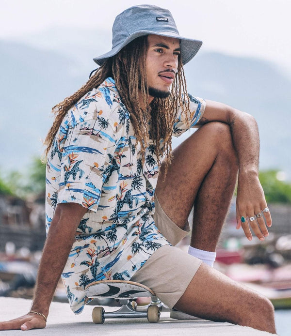 Hurley Camisa manga corta hombre - Linen rincon camp