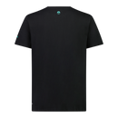Espalda de la camiseta North Brand Tee 2026 negra con pequeño logo redondo de North bajo el cuello