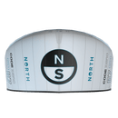 Kite de um só strut North Code Zero Pro 2025 White, vista de cima do extradorso