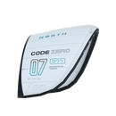 Kite de um só strut North Code Zero Pro 2025 White, vista de perfil da ponta da asa