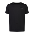Camiseta técnica North Horizon Quick Dry 2026 negra vista de frente, con logo NORTH blanco y abertura para el gancho del arnés