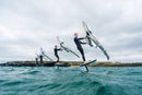 Tres riders navegando en foil en fila con wings North Mode Pro 2027
