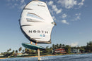 North Nova Pro 2026 wing size 4.2 foiling in front of houses and palm trees