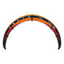 Cometa North Orbit 2026 en color Orange, vista frontal del borde de ataque con las bridas