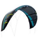 Kite North Orbit Ultra 2026 Black com estrutura N-u80, vista lateral a três quartos com os 6 pontos de bridle