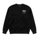 Felpa girocollo North Origin Crew Sweat 2027 nera con grafica bianca sul petto