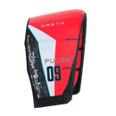 North Pulse 2025 kite in Rubine Red, right wingtip view