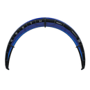 Cometa North Reach 2025 en color Pacific Blue, vista frontal del borde de ataque con las bridas